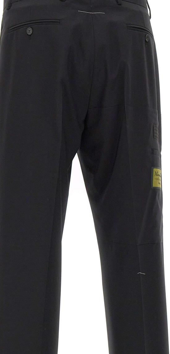 26SS 마르지엘라 스트레이트 팬츠 SH0KA0066MTN150962 BLACK - MAISON MARGIELA