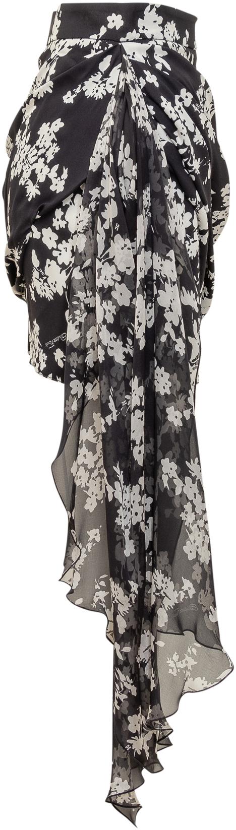 25SS 엘리자베타프랜치 숏 스커트 GOS9551E2685 BLACK - ELISABETTA FRANCHI