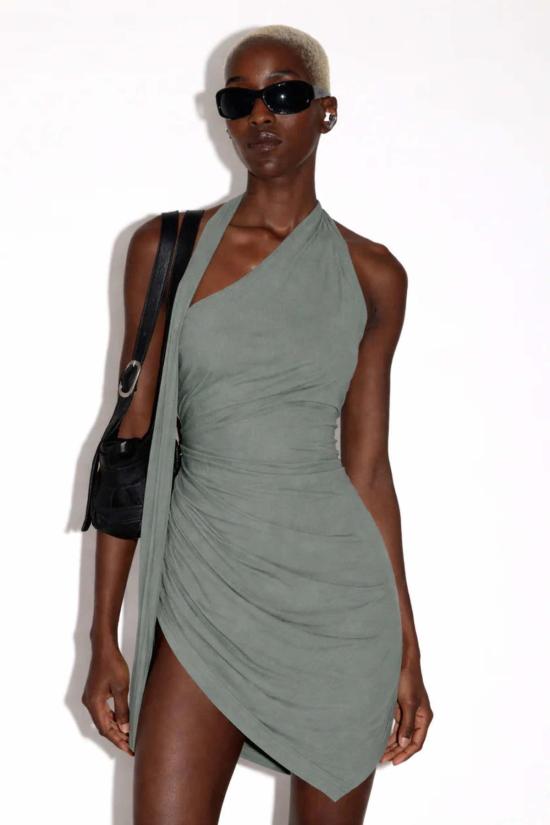  Jane/Wade 숏 원피스 제인/웨이드 하이킹 플리츠 드레스 드라이드 세이지 - OTHER BRANDS