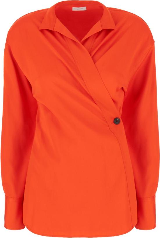  살바토레 페라가모 블라우스 770456003 ORANGE