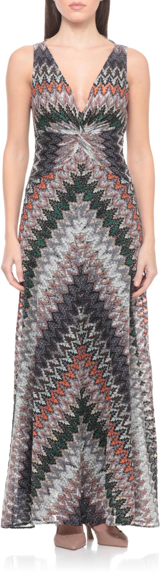 26SS 미소니 롱 원피스 DS26SG1SBR014ZS72OW DIVERS - MISSONI