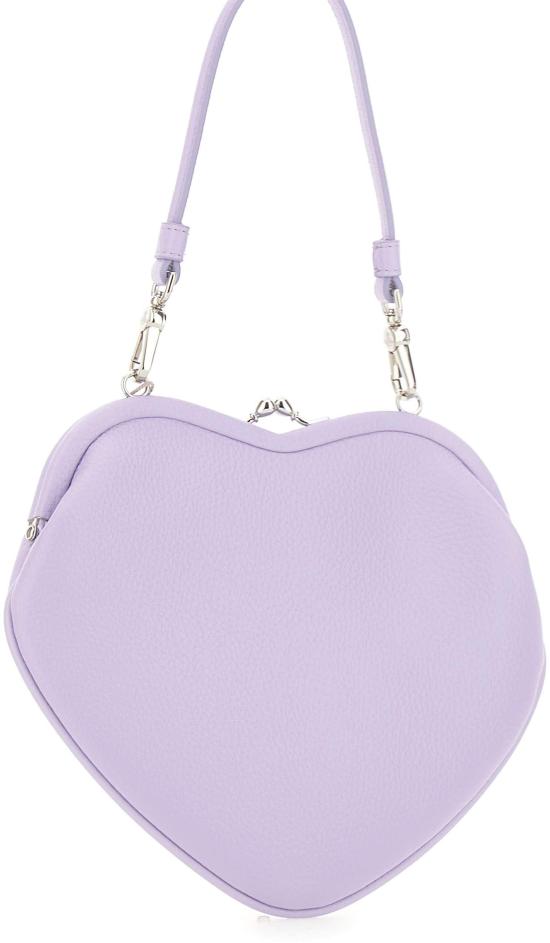 26SS 비비안웨스트우드 벨 하트 프레임 퍼스 4B01000CWS000DJ402 PURPLE - VIVIENNE WESTWOOD