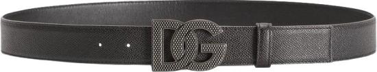 25FW 돌체앤가바나 가죽 벨트 BC4943AG6518B956 BLACK