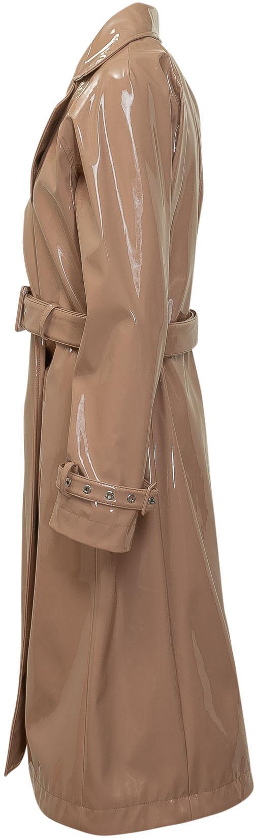 26SS 돌체앤가바나 코티드 팍스 레더 트렌치 코트 F0W3WTFUSW7M0179 BEIGE - DOLCE & GABBANA