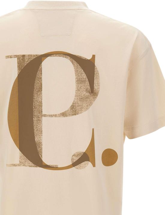 26SS 씨피 컴퍼니 반팔 티셔츠 20CMTS087A005100W114 BEIGE - C.P. COMPANY