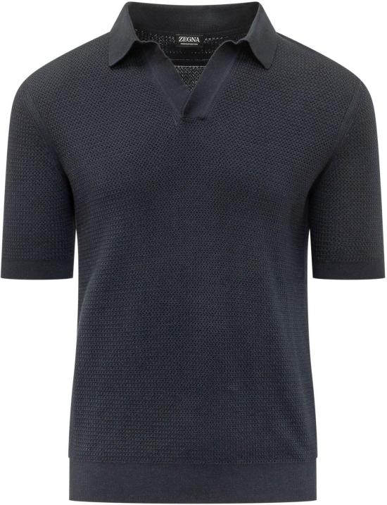 26SS 에르메네질도제냐 폴로 티셔츠 UHC26A3C31B09 NAVY