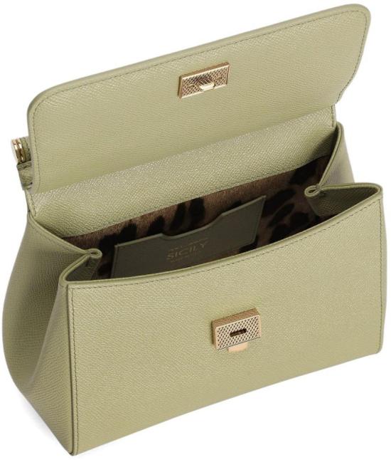 26SS 돌체앤가바나 미디움 시실리 핸드백 BB6003B100180527 GREEN - DOLCE & GABBANA