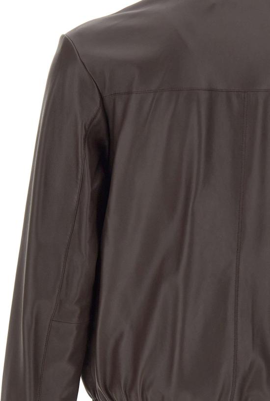 26SS 보스 가죽 자켓 50562919210 BROWN - BOSS