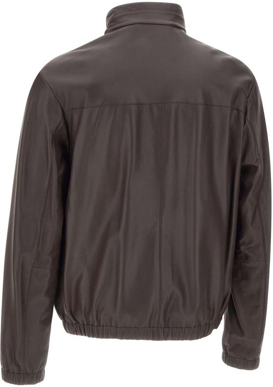 26SS 보스 가죽 자켓 50562919210 BROWN - BOSS