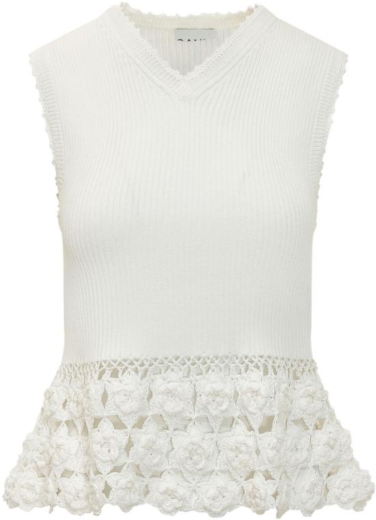 26SS 가니 스웨터 A1070251135 WHITE