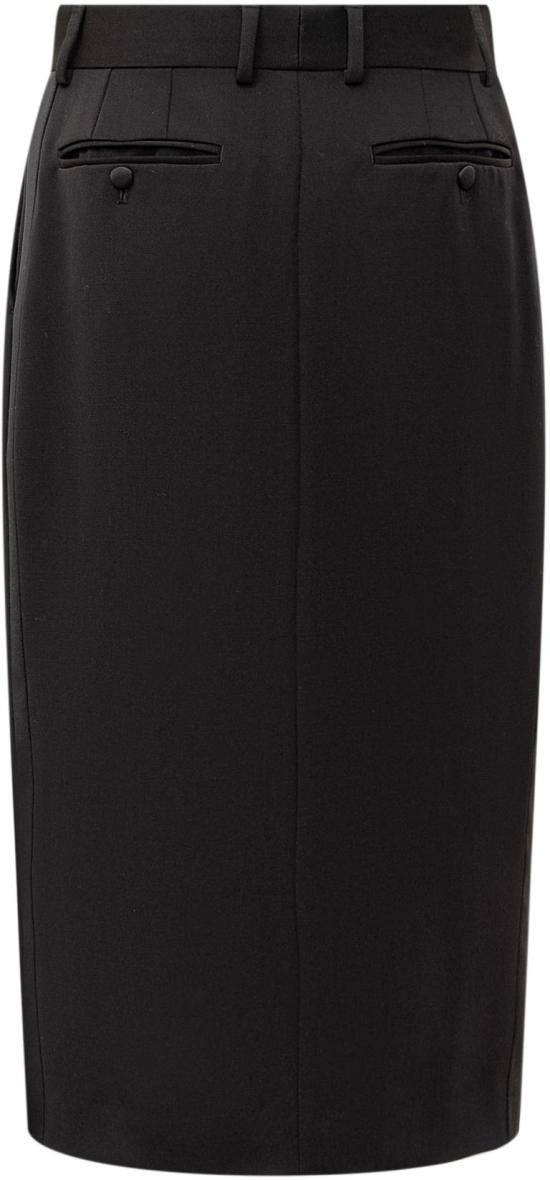  돌체앤가바나 미디 스커트 F4CZ6TFU21EN0000 BLACK - DOLCE & GABBANA