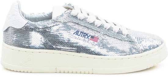 25FW 오트리 달라스 로우 고트스킨 스니커즈 ADLWTI05TI05 SILVER
