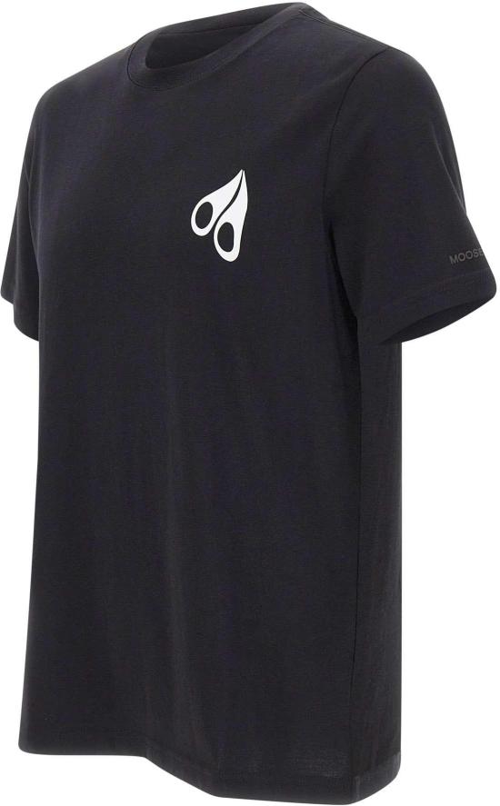 26SS 무스너클 비저너리 로고 티셔츠 M16MT731292 BLACK - MOOSE KNUCKLES