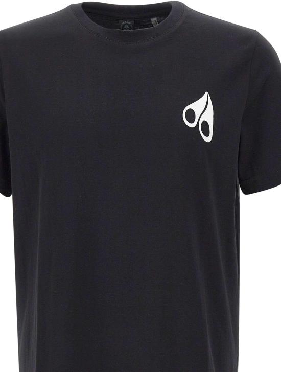 26SS 무스너클 비저너리 로고 티셔츠 M16MT731292 BLACK - MOOSE KNUCKLES