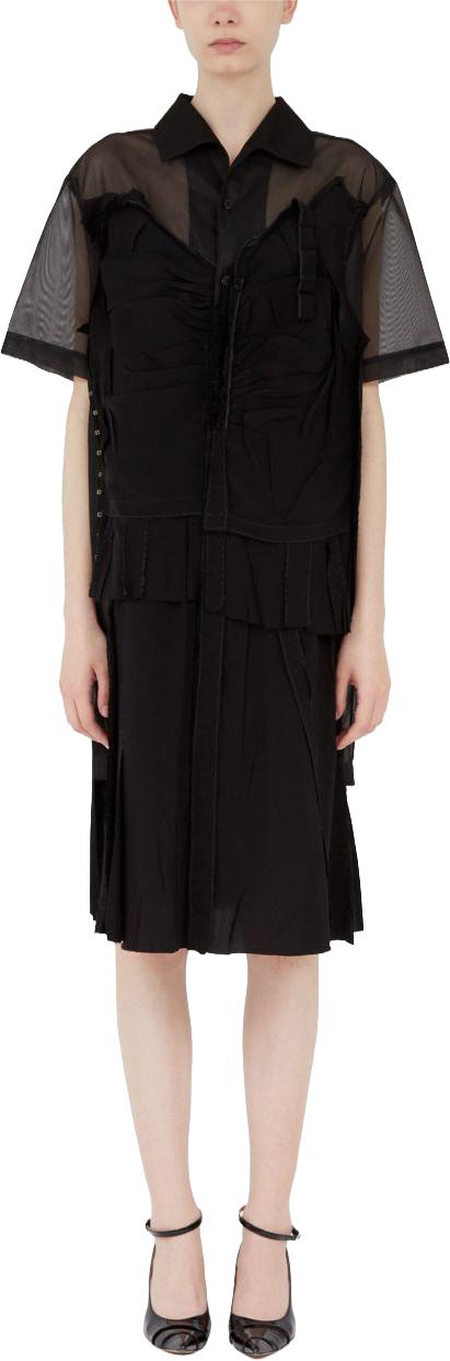 25SS 마르지엘라 미디 원피스 S51DD0027MTJ020900 BLACK - MAISON MARGIELA