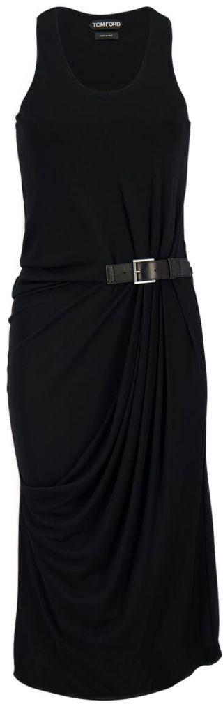 26SS 톰포드 롱 원피스 ABJ890JEX188NAA BLACK