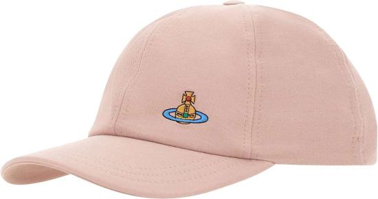 26FW 비비안웨스트우드 ORB 로고 베이스볼 캡 81020019W01HCG401 PINK