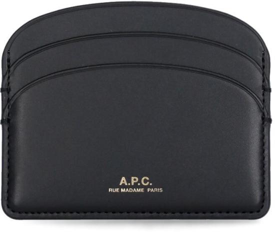 25FW 아페쎄 하프문 카드홀더 PXAWVF63270LZZ BLACK