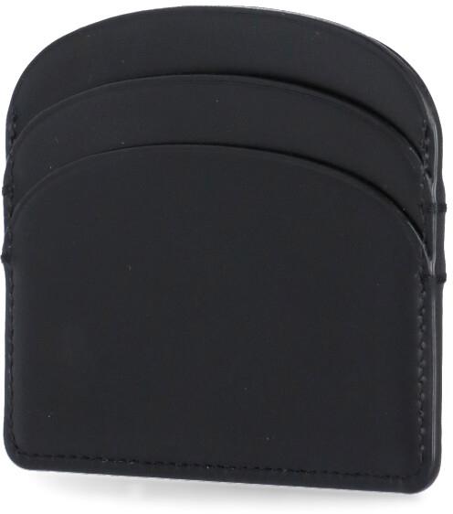 25FW 아페쎄 하프문 카드홀더 PXAWVF63270LZZ BLACK - A.P.C.