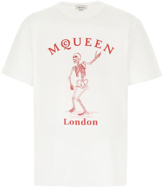 26SS 알렉산더 맥퀸 반팔 티셔츠 857152QTAEI0908 NEUTRAAL