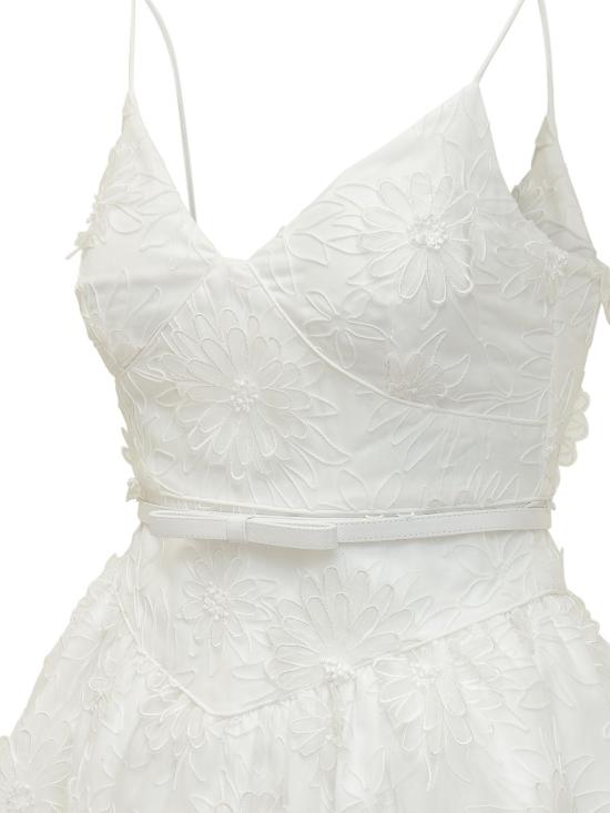 26SS 셀프 포트레이트 숏 원피스 SS26267SWWHITE - SELF PORTRAIT