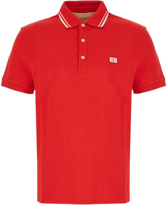 25FW 발렌티노 가라바니 폴로 티셔츠 7V3MH01KAQK157 RED