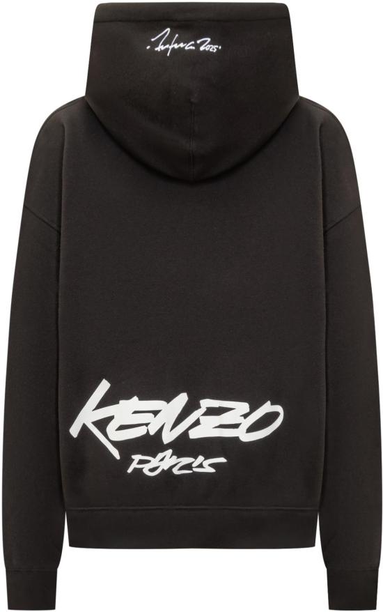 25FW 겐조 후드 티셔츠 FF62HO4544MB99J BLACK - KENZO