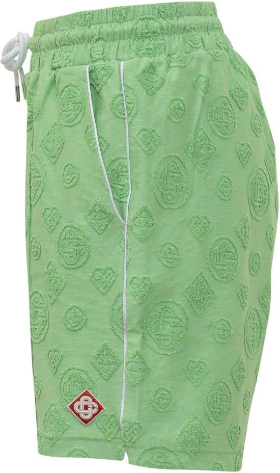 26SS 카사블랑카 숏팬츠 MSP26JTR27101 LIME - CASABLANCA