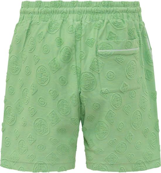 26SS 카사블랑카 숏팬츠 MSP26JTR27101 LIME - CASABLANCA