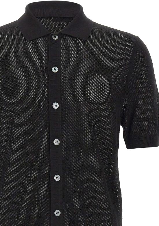 26SS 그랑싸쏘 반팔 셔츠 5718020611099 BLACK - GRAN SASSO