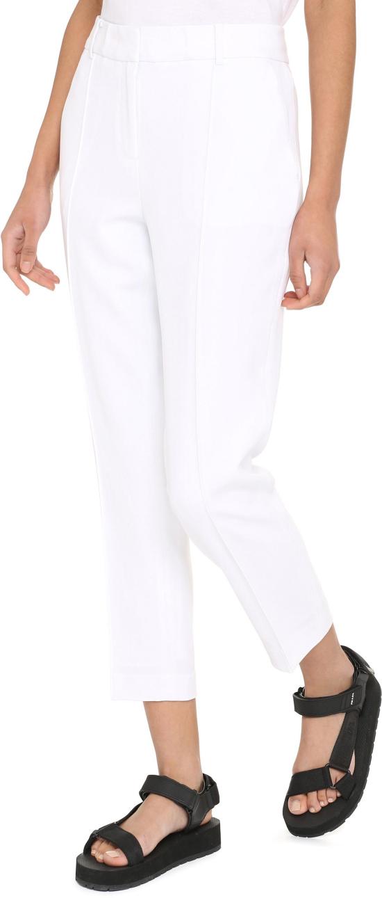  마이클 코어스 스트레이트 팬츠 MS13014ENX WHITE - MICHAEL KORS