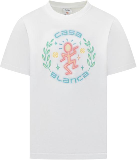 26SS 카사블랑카 탑 MSP26JTS00111 WHITE