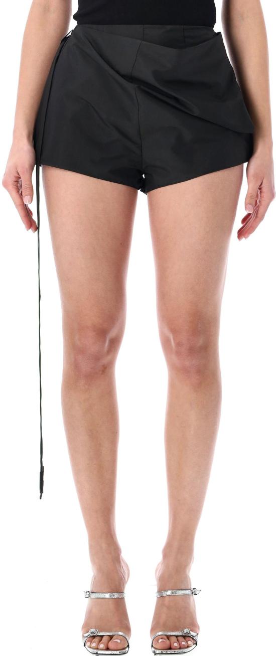 26SS 디젤 P-사르토 타피타 쇼츠 위드 랩 이펙트 A236030WECE9XX BLACK