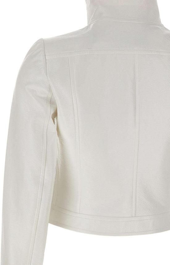 26SS 쿠레쥬 가죽 자켓 PERCBL005VY0014HERWHITE - COURREGES