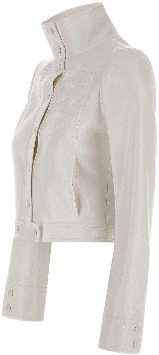 26SS 쿠레쥬 가죽 자켓 PERCBL005VY0014HERWHITE - COURREGES