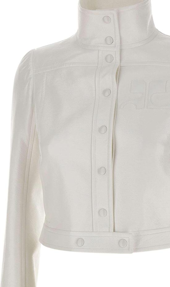 26SS 쿠레쥬 가죽 자켓 PERCBL005VY0014HERWHITE - COURREGES