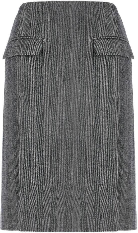 25FW 살바토레 페라가모 미디 스커트 788205004 DIVERS