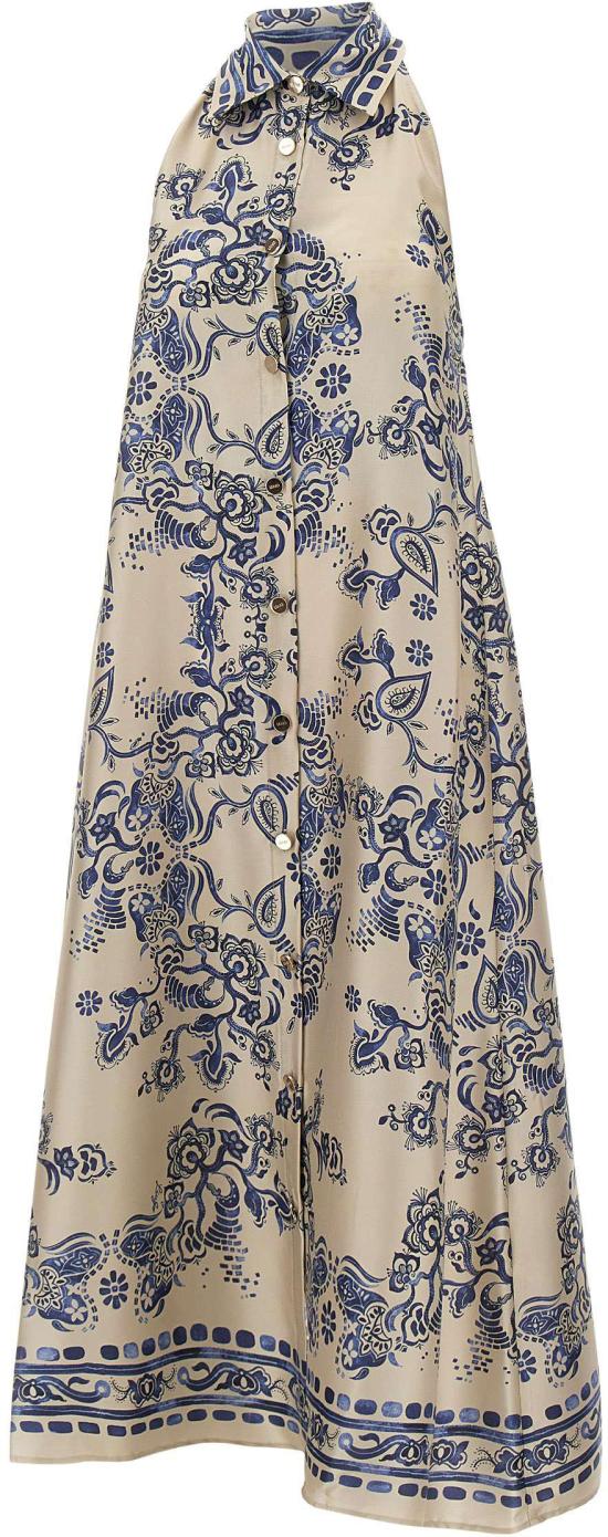 26SS 리우조 롱 원피스 CA6332TS555P9652 DIVERS