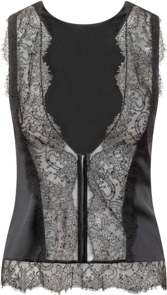 25FW 톰포드 민소매 티셔츠 TS2109FAX1095LB999 BLACK