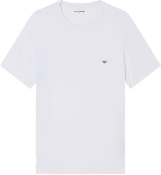 25FW 엠포리오 아르마니 반팔 티셔츠 EM000379AF14133U0002 WHITE