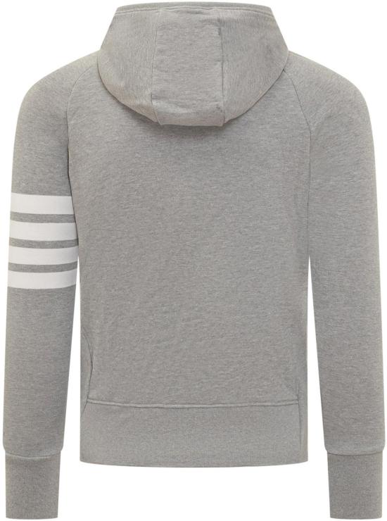 26SS 톰브라운 클래식 루프백 4바 풀 지퍼 후디 MJT022H00535068 GREY - THOM BROWNE