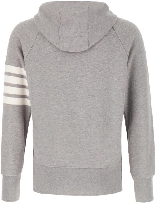 26FW 톰브라운 클래식 루프백 4바 풀 지퍼 후디 MJT022H00535068 GREY - THOM BROWNE