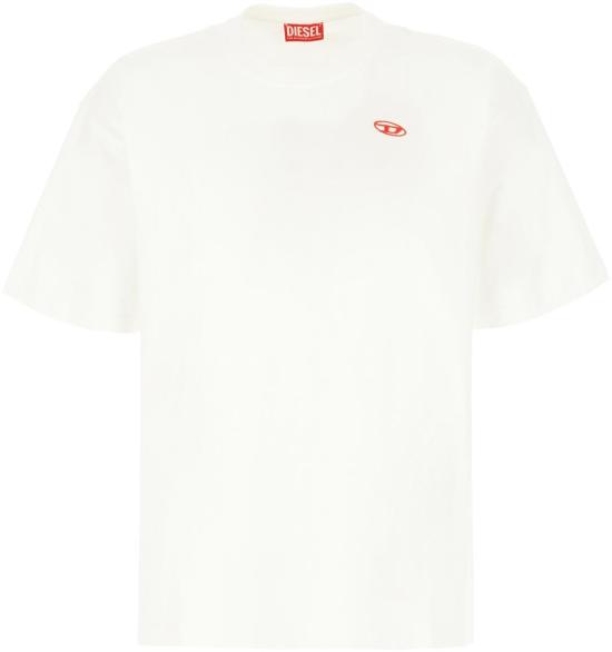 25FW 디젤 반팔 티셔츠 A185350AIJU141 WHITE