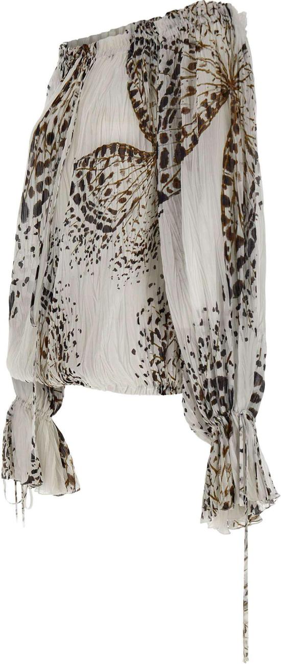 26SS 블루마린 블라우스 4C267AM1025 WHITE - BLUMARINE