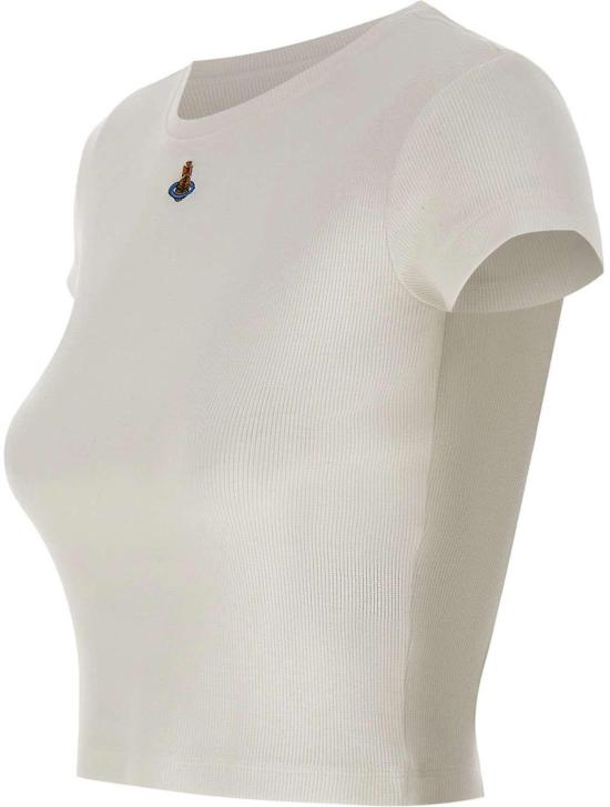 26SS 비비안웨스트우드 베이비 페루 티셔츠 1G010019J009CA401 WHITE - VIVIENNE WESTWOOD