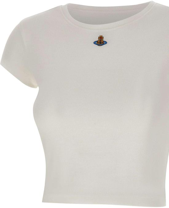 26SS 비비안웨스트우드 베이비 페루 티셔츠 1G010019J009CA401 WHITE - VIVIENNE WESTWOOD