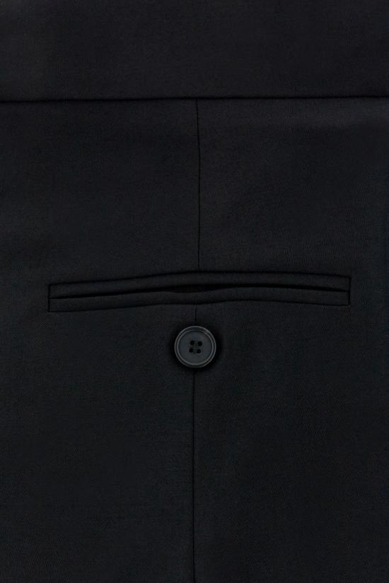  알렉산더 맥퀸 스트레이트 팬츠 757128QJACX1000 BLACK - ALEXANDER MCQUEEN