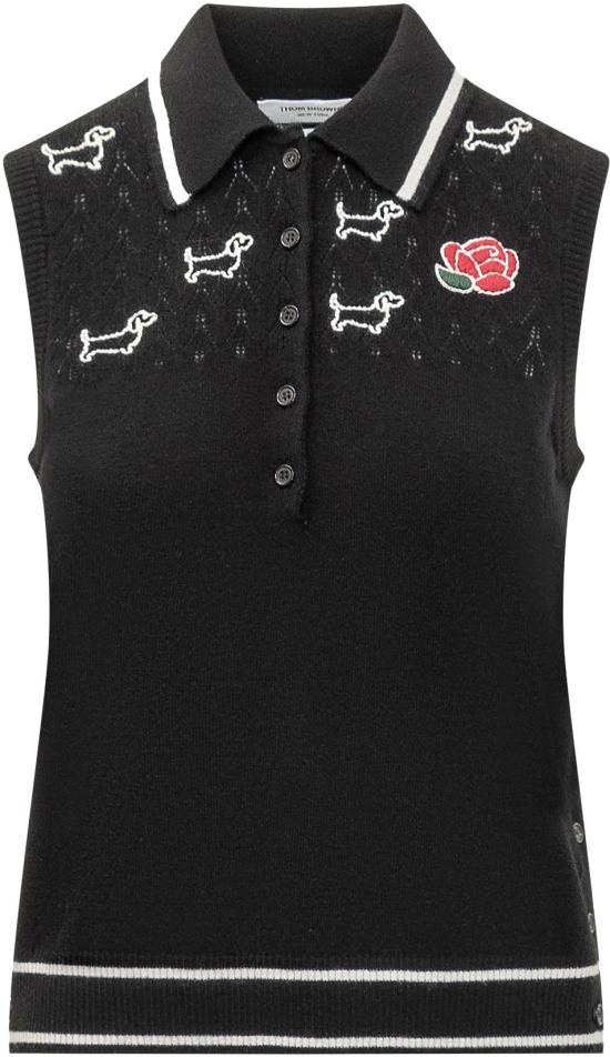  톰브라운 폴로 티셔츠 FKP111EY1029001 BLACK