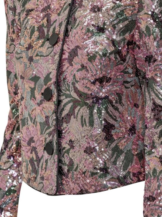 26SS 셀프 포트레이트 코트 RS26075JAMUMULTI PINK - SELF PORTRAIT