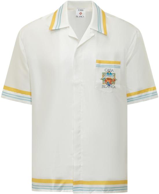 26SS 카사블랑카 반팔 셔츠 MSS26SH00304 WHITE